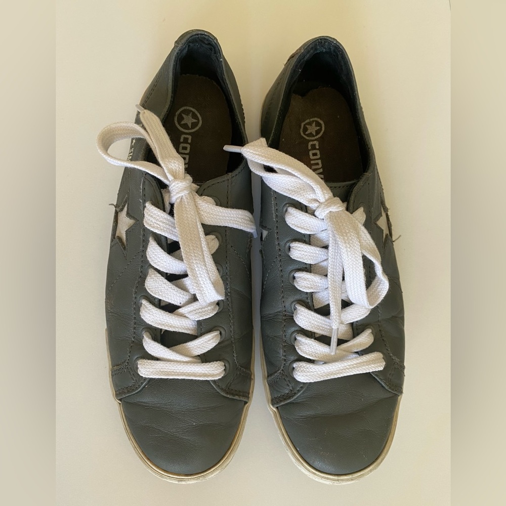 Converse one star leather unisex shoes
